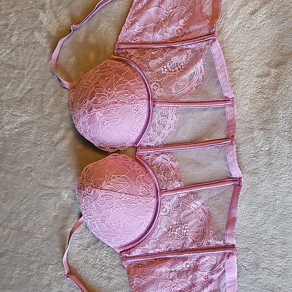 Victoria's Secret Lilac Push-up Corset Top. - Picture 3 of 9